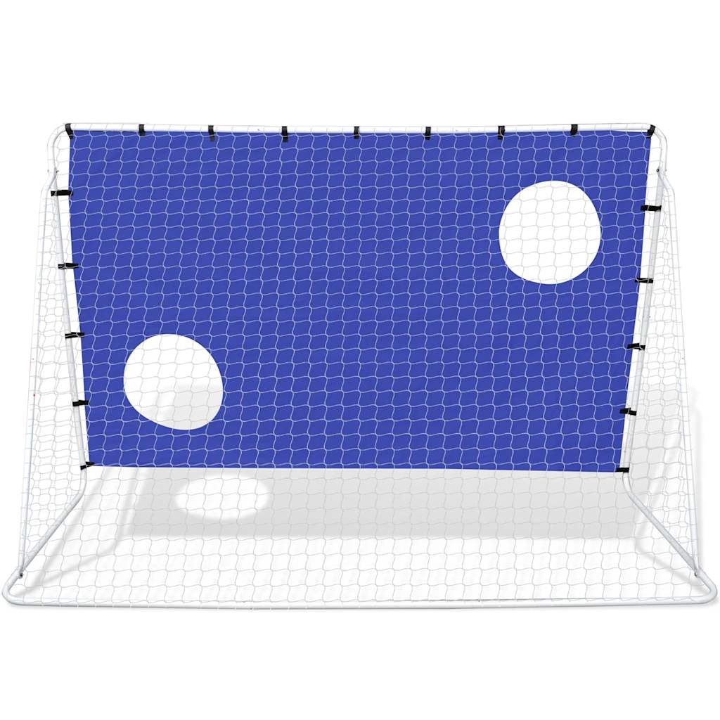 8718475876366_g_en_hd_3 vidaXL Soccer Goal with Aiming Wall Steel 240 x 92 x 150 cm High-quality - Image 4