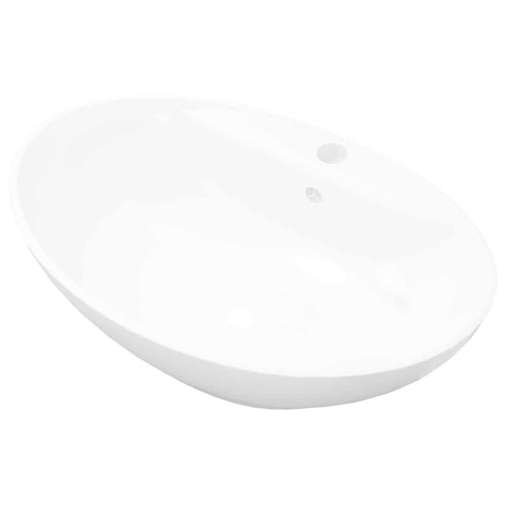 8718475876762_a_en_hd_1 vidaXL Luxury Ceramic Basin Oval with Overflow and Faucet Hole - Image 2