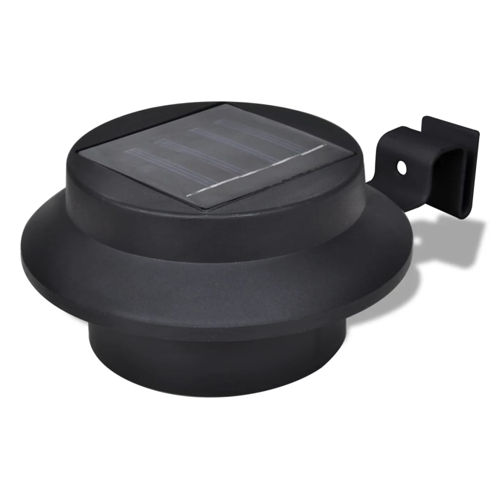 8718475877325_g_en_hd_1 vidaXL Outdoor Solar Lamp Set 6 pcs Fence Light Gutter Light Black - Image 3