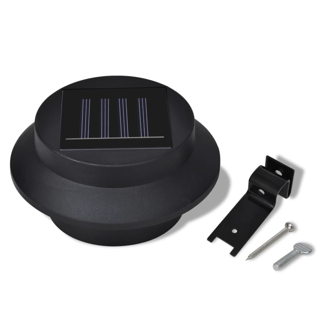 8718475877325_g_en_hd_6 vidaXL Outdoor Solar Lamp Set 6 pcs Fence Light Gutter Light Black - Image 8