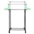 vidaXL Adjustable Clothes Rack with 2 Hanging Rails 2 pcs - Image 3