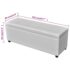 Long Storage Bench Wood White - Image 5