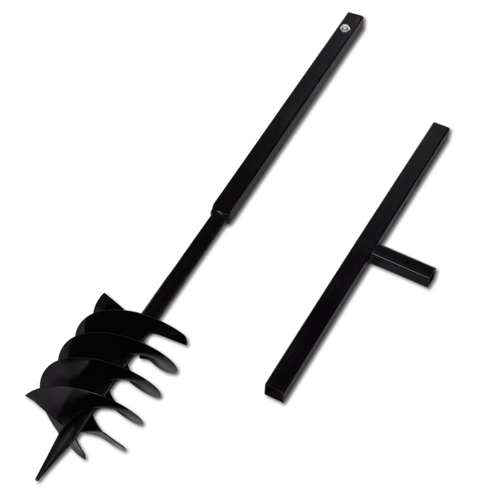 8718475879244_g_en_hd_2 vidaXL Ground Drill with Handle Auger Bit 180mm 3 Spirals Steel Black - Image 3