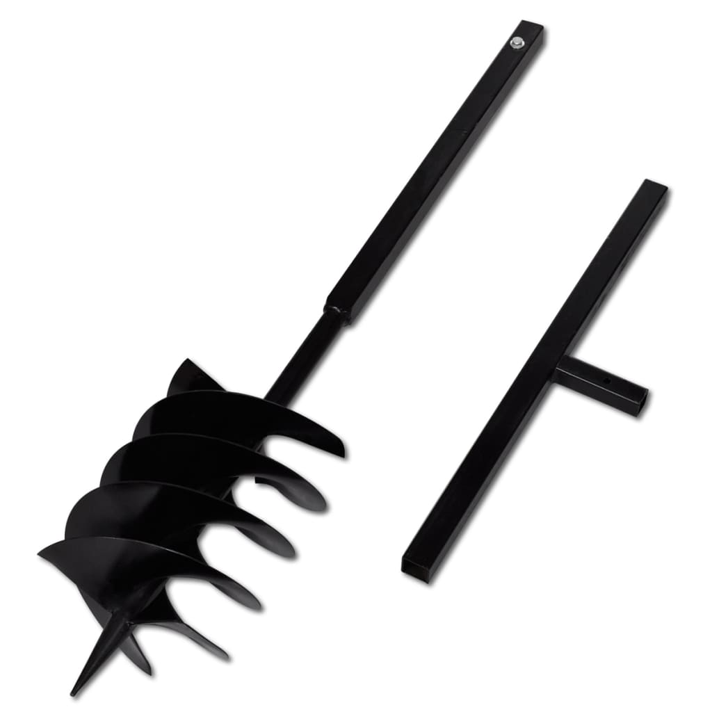 8718475879251_g_en_hd_2 Ground Drill with Handle Auger Bit 200 mm Three Spirals Steel Black - Image 3