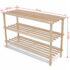 vidaXL 3-Tier Shoe Racks 2 pcs Solid Fir Wood - Image 5