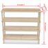 vidaXL 4-Tier Shoe Racks 2 pcs Solid Fir Wood - Image 5