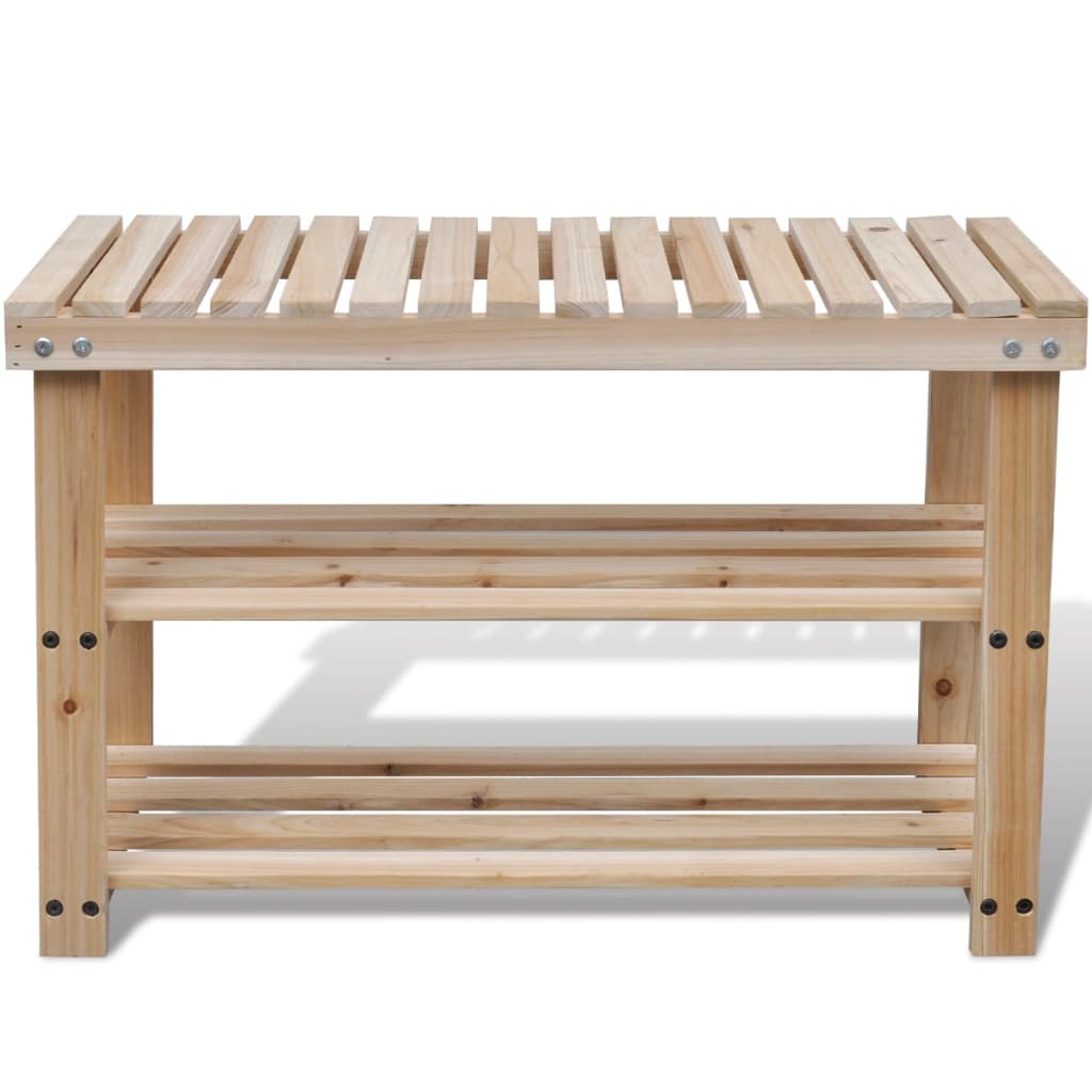 8718475879305_g_en_hd_1 vidaXL 2-in-1 Shoe Rack with Bench Top Solid Fir Wood - Image 2