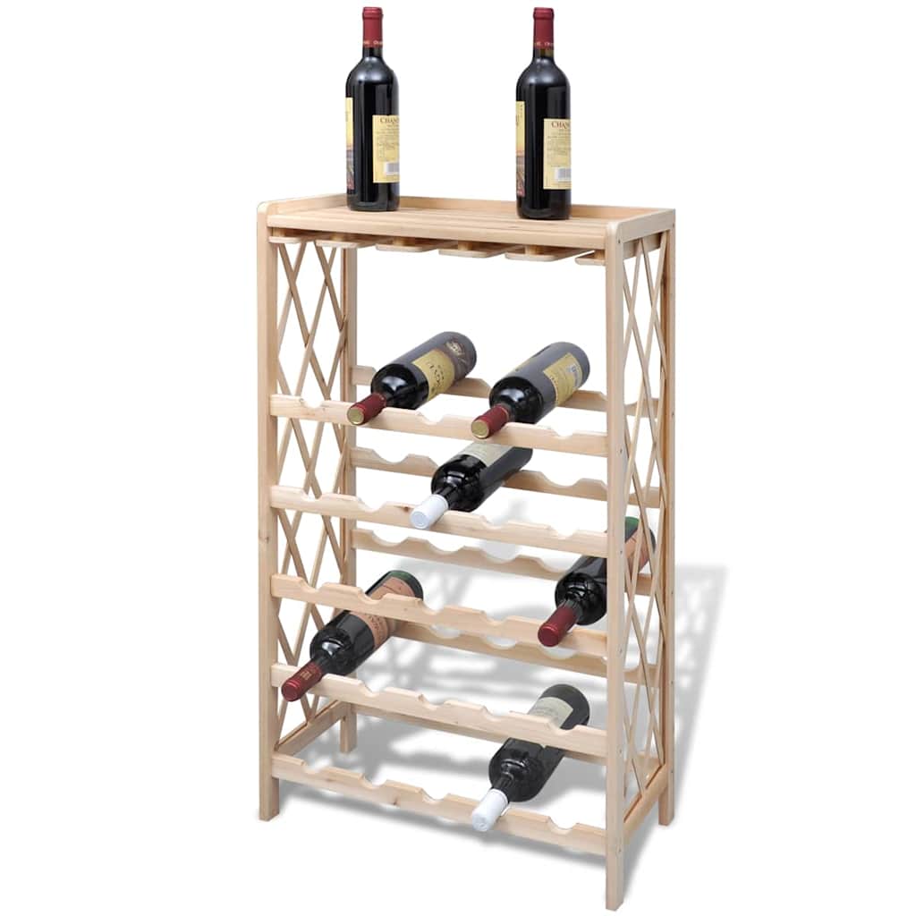 8718475879312_a_en_hd_1 vidaXL Wine Rack for 25 Bottles Solid Fir Wood - Image 1