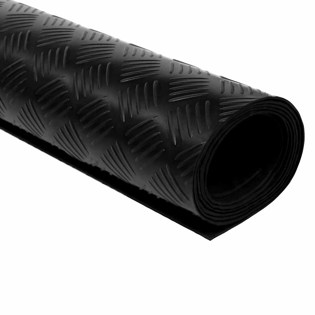 8718475880257_g_en_hd_1 vidaXL Rubber Floor Mat Anti-Slip 2 x 1 m Checker Plate - Image 2