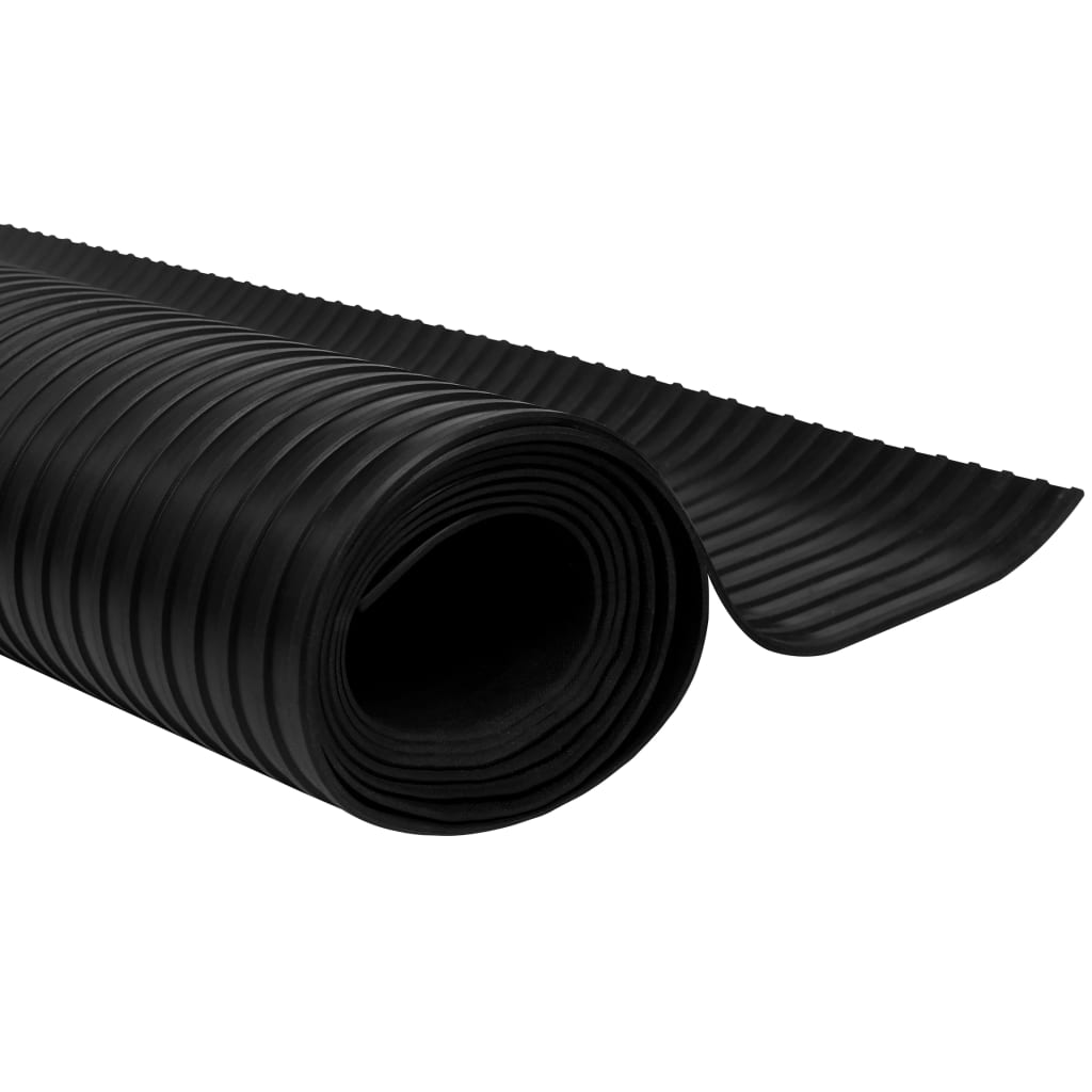 8718475880288_g_en_hd_1 vidaXL Rubber Floor Mat Anti-Slip 5 x 1 m Broad Ribbed - Image 2