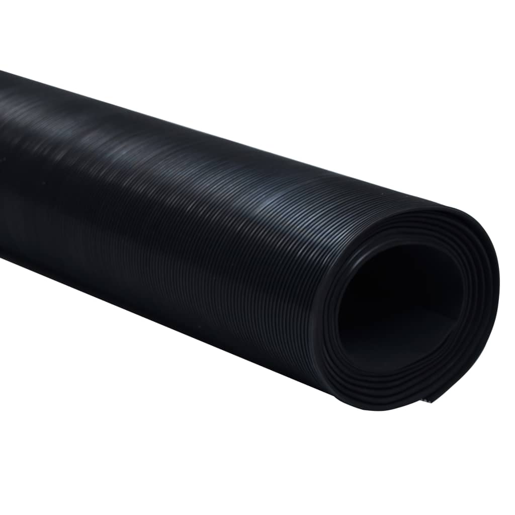 8718475880295_g_en_hd_1 vidaXL Rubber Floor Mat Anti-Slip 2 x 1 m Fine Ribbed - Image 2