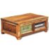 vidaXL Coffee Table with Storage Vintage Reclaimed Wood - Image 4