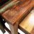vidaXL Nesting Table Set 3 Pieces Vintage Reclaimed Wood - Image 4