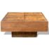 vidaXL Coffee Table Brown Square Solid Mango Wood - Image 2