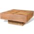 vidaXL Coffee Table Brown Square Solid Mango Wood - Image 4