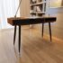 Brown Workstation Computer Desk Laptop Table - Image 7