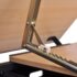 vidaXL Two Drawers Tiltable Tabletop Drawing Table with Stool - Image 4