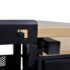 vidaXL Three Drawers Drawing Table with Stool - Image 4