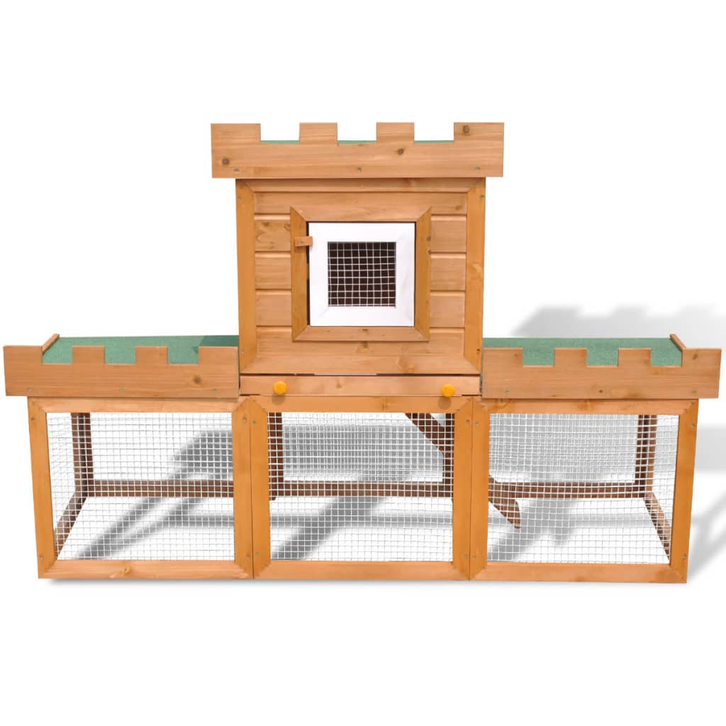 8718475882763_g_en_hd_1 Outdoor Large Rabbit Hutch House Pet Cage Single House - Image 2