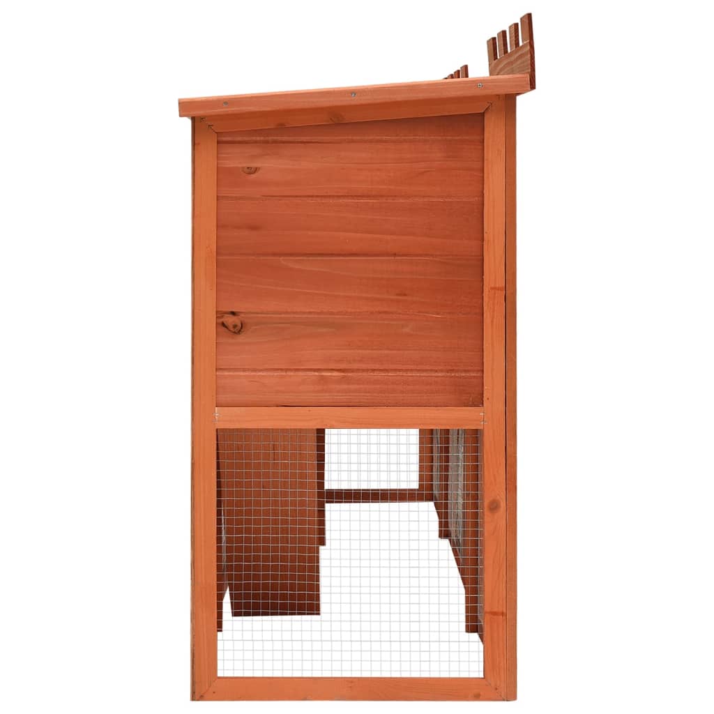 8718475882770_g_en_hd_3 vidaXL Outdoor Large Rabbit Hutch House Pet Cage Double House - Image 4