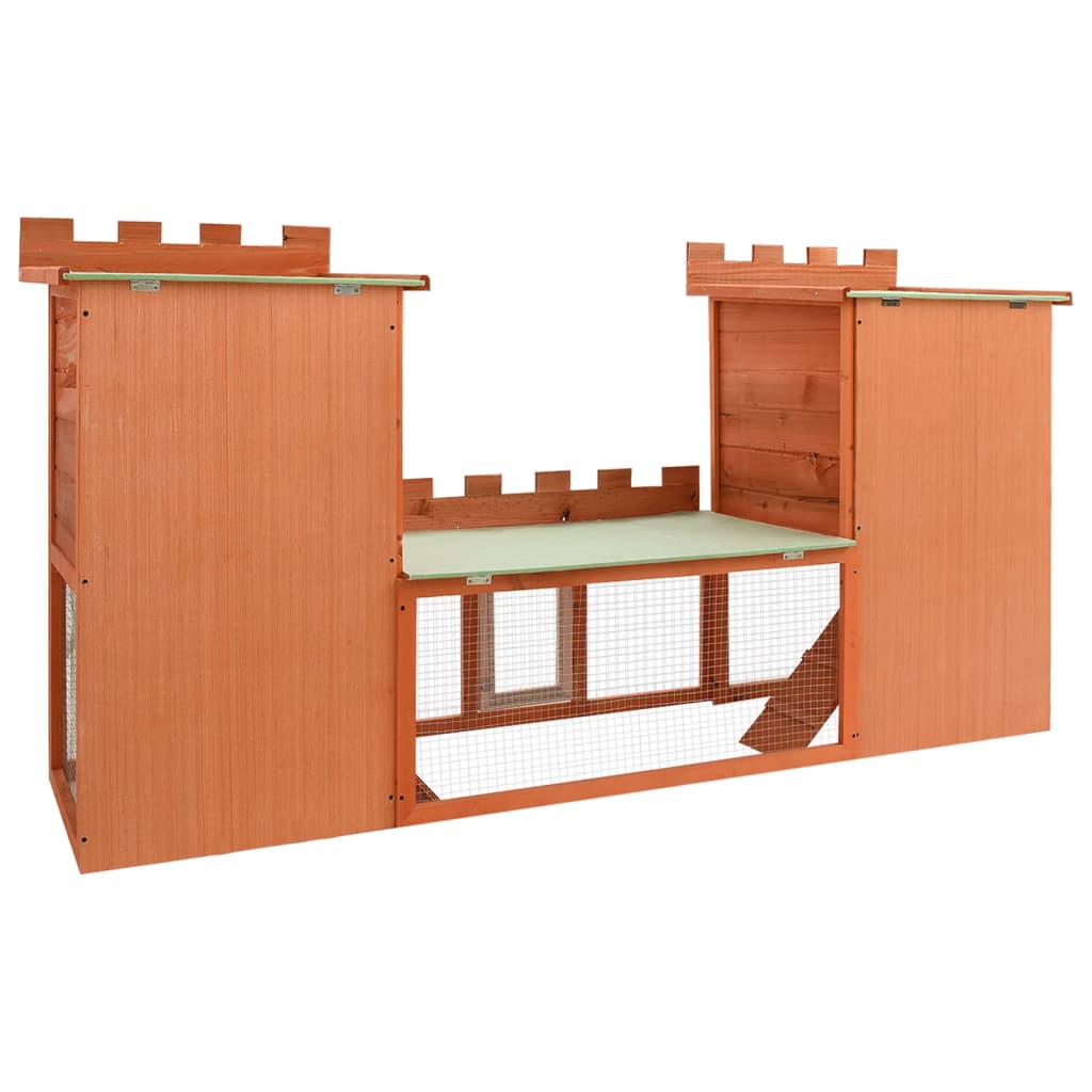 8718475882770_g_en_hd_4 vidaXL Outdoor Large Rabbit Hutch House Pet Cage Double House - Image 5