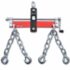 vidaXL Engine Leveller with Handle 900 kg for Shop Crane - Image 2