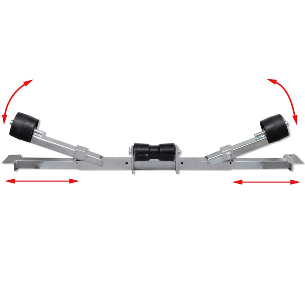 8718475885153_g_en_hd_7 vidaXL Boat Trailer Bottom Support Bracket with Keel Rollers - Image 8