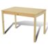 Wooden Dining Table with 4 Chairs Natural - Image 4