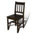 Wooden Dining Table with 4 Chairs Brown - Image 3