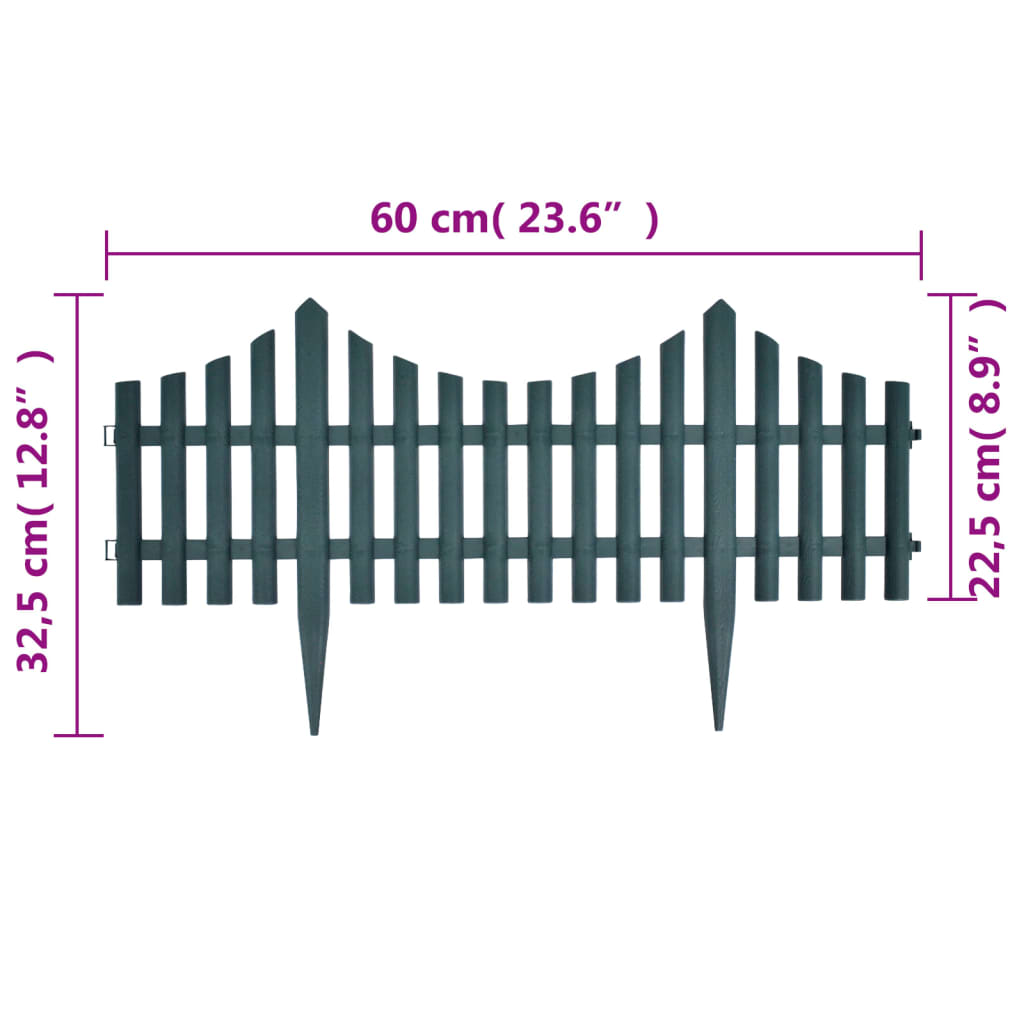 8718475885481_g_en_hd_7 vidaXL 17 pcs Lawn Dividers 10 m Green - Image 9