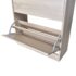 Oak Look Wooden Shoe Cabinet with 2 Compartments - Image 6