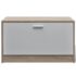 Oak and White 3-in-1 Wooden Shoe Cabinet Set - Image 5