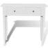 vidaXL Dressing Console Table with Two Drawers White - Image 4