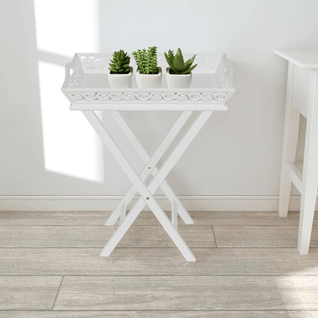 8718475885894_m_en_hd_1 vidaXL Side Table with Tray White - Image 1