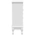 vidaXL Cabinet with 5 Drawers 2 Shelves White - Image 8