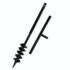 Ground Drill with Handle 100 mm with Extension Tube 9 m Steel - Image 4