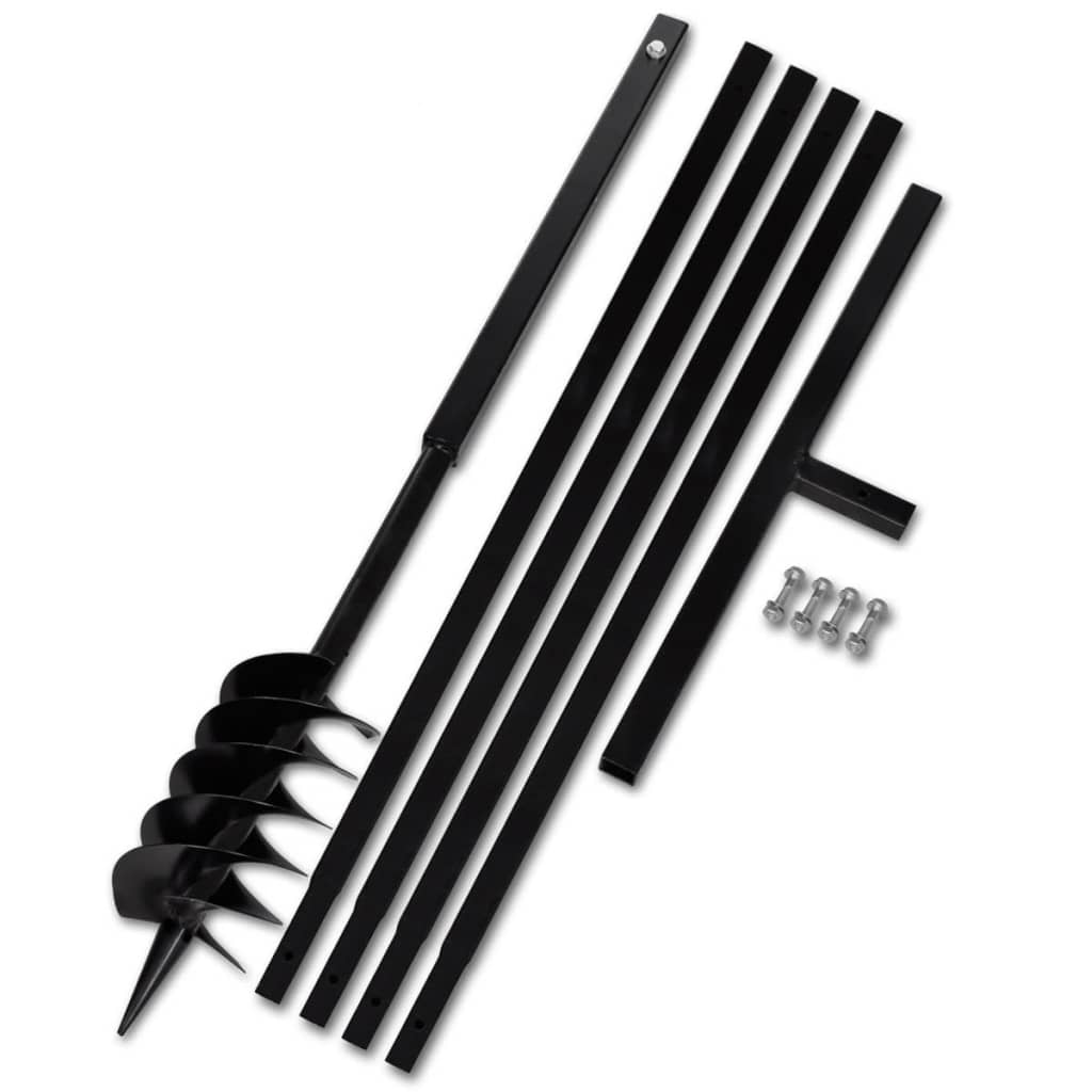 8718475886105_a_en_hd_1 Ground Drill with Handle 120 mm with Extension Tube 5 m Steel - Image 1