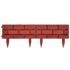vidaXL Lawn Divider with Brick Design 11 pcs - Image 5