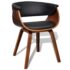 vidaXL Dining Chairs 4 pcs Bent Wood and Faux Leather - Image 4