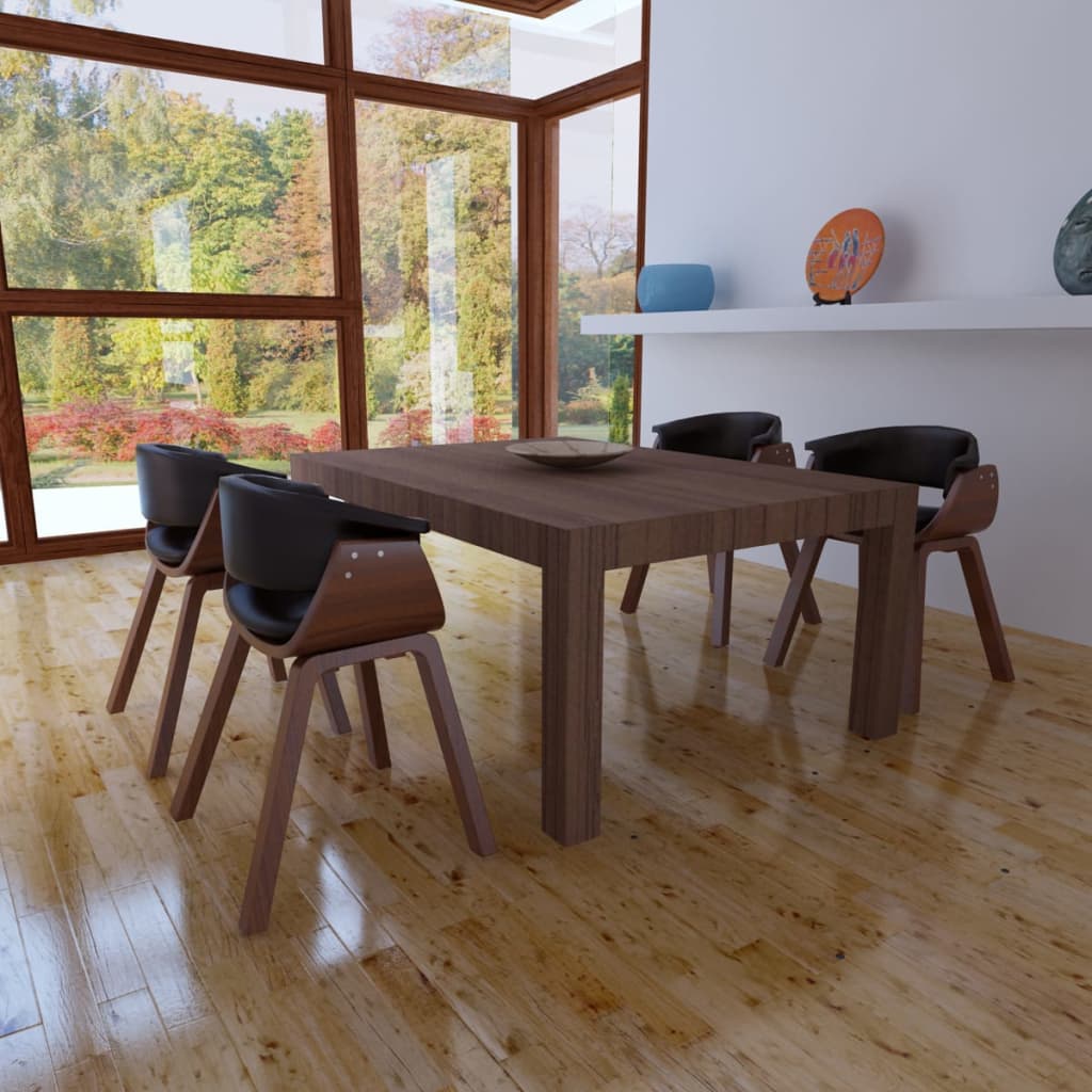 8718475886600_m_en_hd_1 vidaXL Dining Chairs 4 pcs Bent Wood and Faux Leather - Image 1