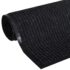 Black PVC Door Mat 90 x 60 cm - Image 2
