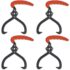 vidaXL 4 pcs Log Tongs with PVC Handle