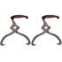 vidaXL 2 pcs Log Tongs with TPR Handle
