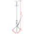 vidaXL Coat Stand Metal White - Image 4