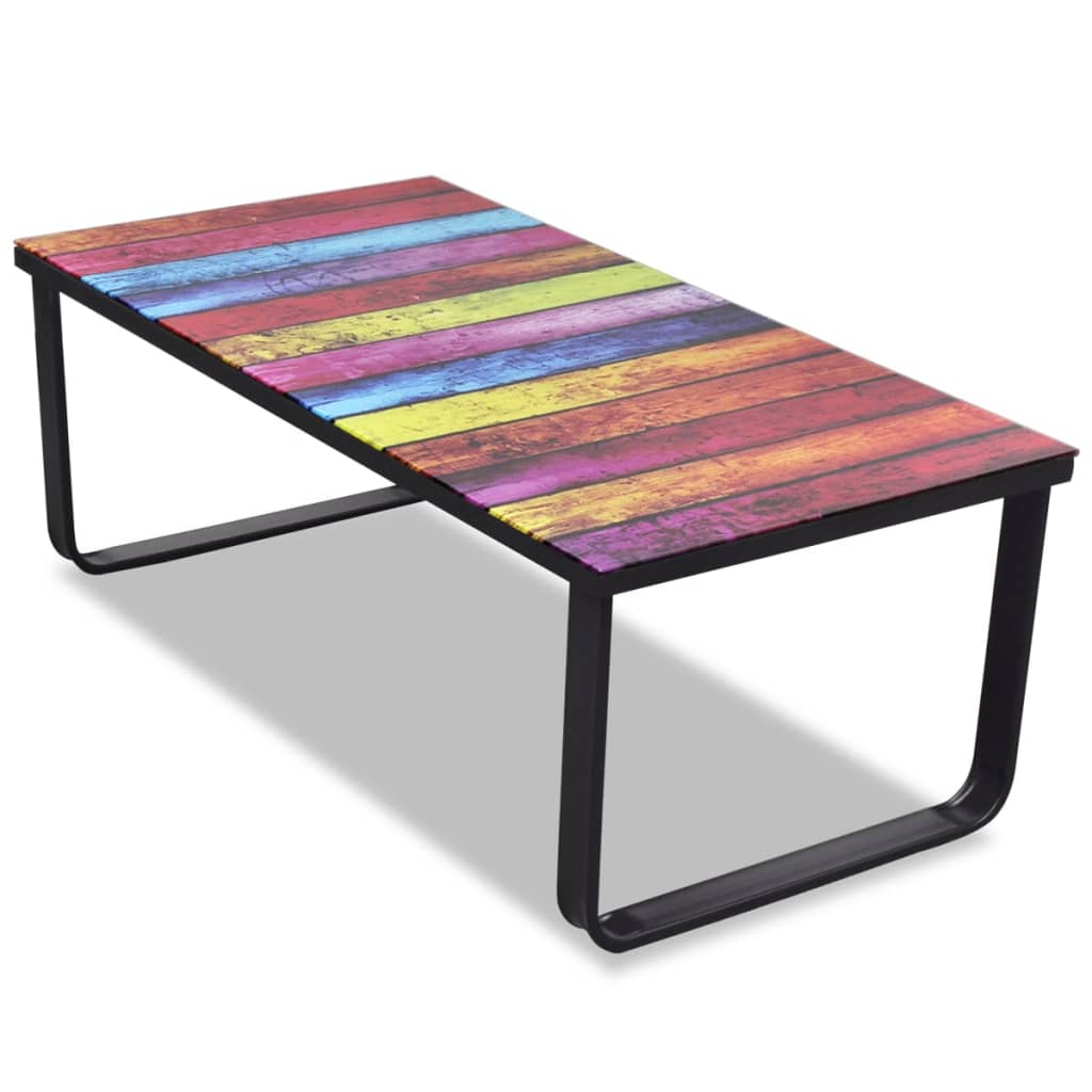 8718475888796_a_en_hd_1 vidaXL Coffee Table with Rainbow Printing Glass Top - Image 1