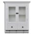 vidaXL Wooden Kitchen Wall Cabinet with Glass Door White - Image 2