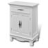 vidaXL Wooden Cabinet with 2 Doors 1 Drawer White - Image 2