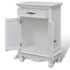 vidaXL Wooden Cabinet with 2 Doors 1 Drawer White - Image 5