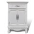 vidaXL Wooden Cabinet with 2 Doors 1 Drawer White - Image 6