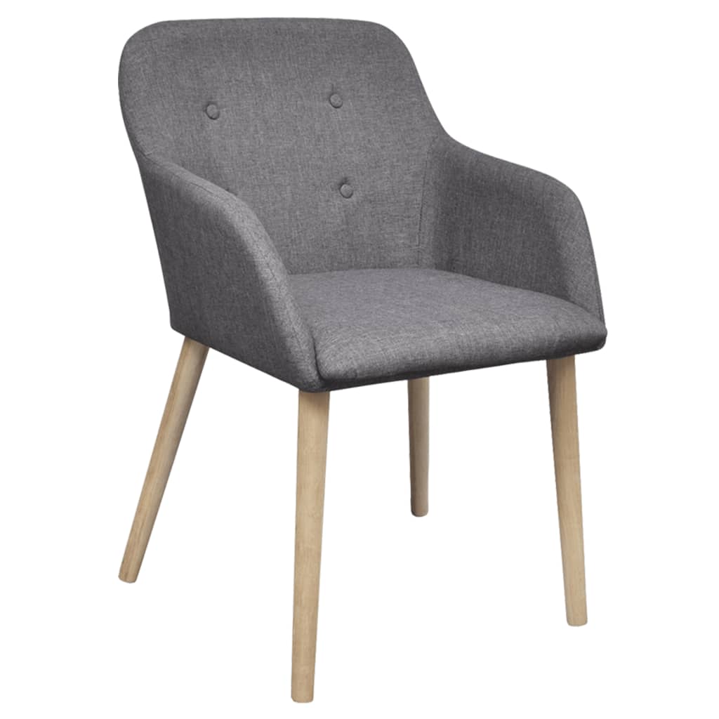 8718475891222_g_en_hd_1 vidaXL Dining Chairs 4 pcs Light Grey Fabric and Solid Oak Wood - Image 2